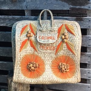 Large handmade Mexican tote bag